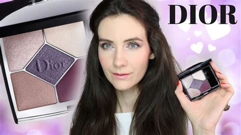 Using DIOR 5 Color eyeshadow palette 159 Plum Tulle 